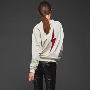 Anine Bing lightning bolt sweatshirt